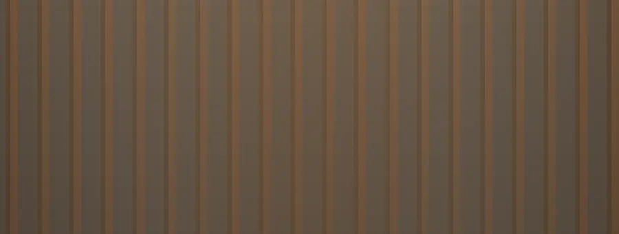 Close-up of standing-seam metal roofing texture, illustrative material study